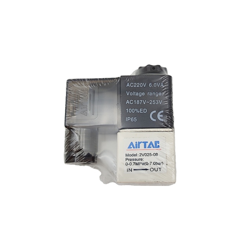 1 2V025-08 شیر برقی پنوماتیک 2V025-08