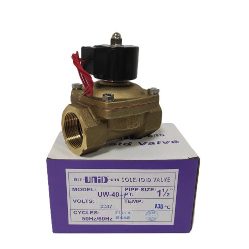 شیر برقی Uni-D UW-40 برنجی 1½ اینچ