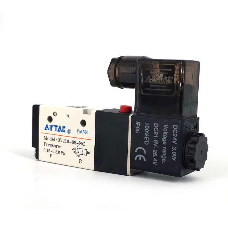 6 شیر برقی پنوماتیک AirTAC 3V210-08