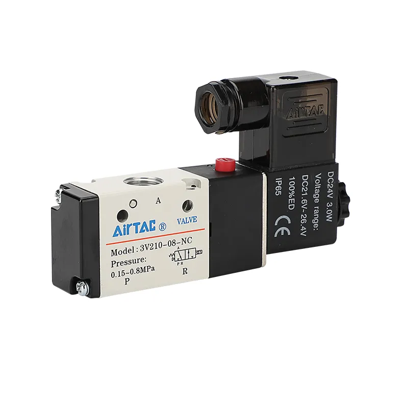7 شیر برقی پنوماتیک AirTAC 3V210-08