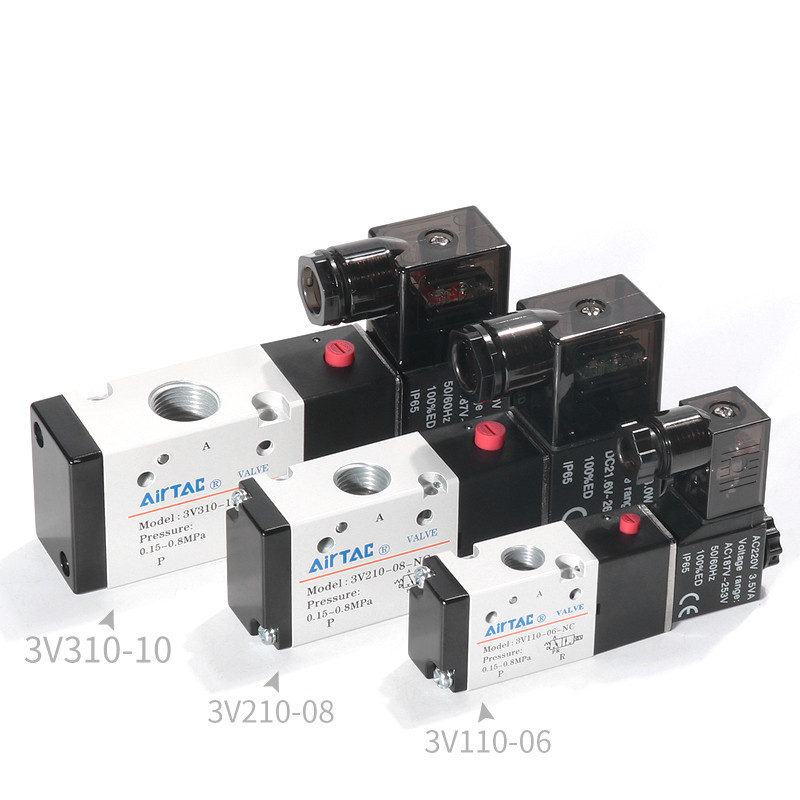diff شیر برقی پنوماتیک AirTAC 3V210-08